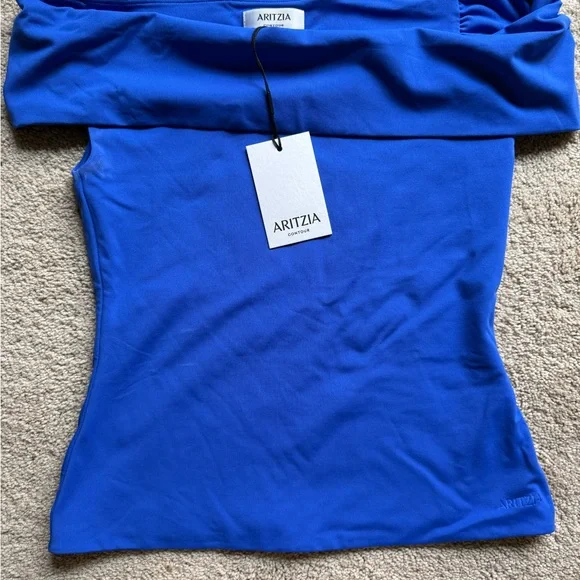 Aritzia contour shirt, Ravish in jazz blue, small - Picture 2 of 2